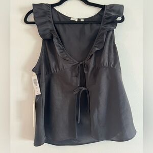 Aritzia Wilfred Tonka Satin Tie Camisole